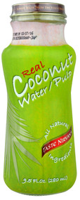 Taste Nirvana, Real Coconut Water with Pulp,  Natural - 9.5 fl oz