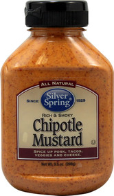 3 PACK of Silver Spring Chipotle Mustard -- 9.5 oz