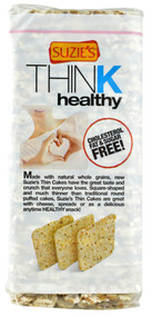 3 PACK of Suzies Whole Grain Thin Cakes Spelt & Flax Seeds -- 4.6 oz