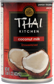 3 PACK of Thai Kitchen Coconut Milk Unsweetened -- 13.66 fl oz