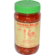 3 PACK of Huy Fong Foods Sambal Oelek Fresh Ground Chili Paste -- 8 oz