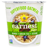 Earnest Eats, SuperFood Oatmeal Cup, Mango + Green Tea + Sesame, Asia Blend, 2.35 oz (67 g)
