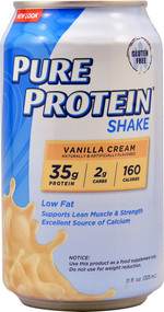 3 PACK of Worldwide Sports Nutrition Pure Protein Shake Vanilla Cream -- 11 fl oz