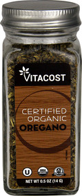 3 PACK of Vitaco Certified Organic Oregano -- 0.5 oz