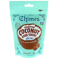 3 PACK of Chimes, Toasted Coconut Hard Toffee with Sea Salt, 3.5 oz (100 g)