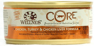 3 PACK of Wellness CORE Natural Food for Cats and Kittens Formula Chicken-Turkey and Chicken Liver -- 5.5 oz