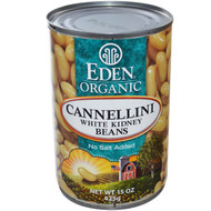 3 PACK of Eden Foods Organic Cannellini White Kidney Beans -- 15 oz