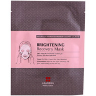 3 PACK of Leaders, Coconut Gel Brightening Recovery Mask, 1 Mask, 30 ml