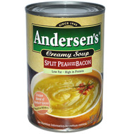 Andersens Soups, Creamy Soup, Split Pea Flavored with Real Bacon, 15 oz (5 x 425 g)