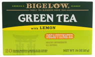 3 PACK of Bigelow Tea Green Tea with Lemon Decaffeinated -- 20 Tea Bags