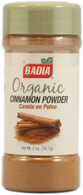 Badia, Organic Cinnamon Powder - 2 oz