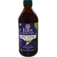 3 PACK of Eden Foods Selected Red Wine Vinegar -- 16 fl oz