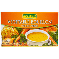 3 PACK of Rapunzel, Vegetable Bouillon, Low Sodium, 8 Cubes 2.5 oz (72 g)