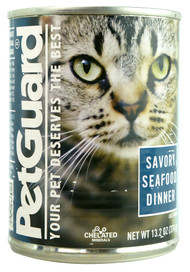 3 PACK of PetGuard Canned Cat Food Savory Seafood -- 13.2 oz