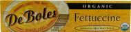 DeBoles, Organic Fettuccine - 8 oz