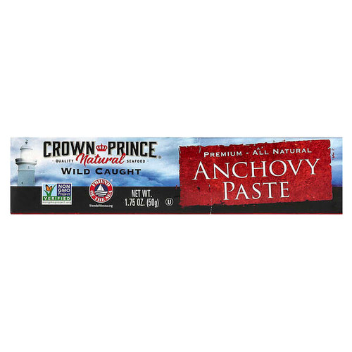 <img alt="3 PACK of Crown Prince Natural, Anchovy Paste, 1.75 oz (50 g)" title="3 PACK of Crown Prince Natural, Anchovy Paste, 1.75 oz (50 g),073230008306"