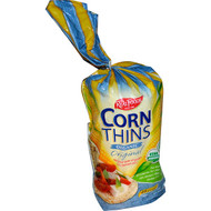 3 PACK of Real Foods Organic Corn Thins Original -- 5.3 oz