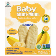 <img alt="Hot Kid, Baby Mum-Mum, Gentle Teething Wafers, Banana, 12 Packs, 2 Wafers Each" title="Hot Kid, Baby Mum-Mum, Gentle Teething Wafers, Banana, 12 Packs, 2 Wafers Each,686352809685"