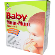 3 PACK of Hot Kid, Baby Mum-Mum, Vegetable Rice Rusks, 24 Rusks