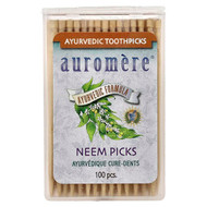 <img alt="3 PACK of Auromere, Ayurvedic Toothpicks, Neem Picks, 100 Pieces" title="3 PACK of Auromere, Ayurvedic Toothpicks, Neem Picks, 100 Pieces,027275350005"