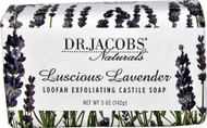 Dr. Jacobs Naturals Loofah Exfoliating Castile Soap Luscious Lavender - 5 oz