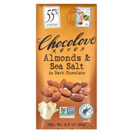 <img alt="Chocolove, Almonds & Sea Salt in Dark Chocolate, 55% Cocoa, 3.2 oz (90 g)" title="Chocolove, Almonds & Sea Salt in Dark Chocolate, 55% Cocoa, 3.2 oz (90 g),716270001554"