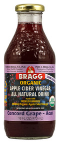Bragg Organic Apple Cider Vinegar Drink Concord Grape and Acai - 16 fl oz