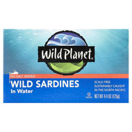 <img alt="3 PACK of Wild Planet, Wild Sardines In Water, No Salt Added, 4.4 oz (125 g)" title="3 PACK of Wild Planet, Wild Sardines In Water, No Salt Added, 4.4 oz (125 g),829696000893"
