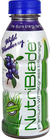 NutriBlade Premium Wheatgrass Beverage Organic  Wild Blueberry - 12 fl oz