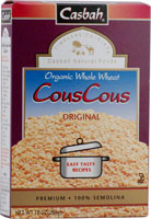 Casbah, Organic Whole Wheat Couscous,  Original - 10 oz