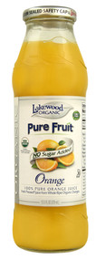 3 PACK of Lakewood Organic Pure Juice Fresh Pressed Orange -- 12.5 fl oz