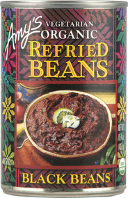3 PACK of Amys Organic Refried Vegetarian Black Beans -- 15.4 oz