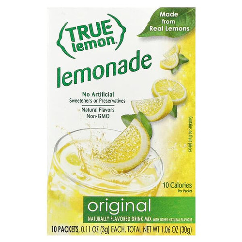 <img alt="3 PACK of True Citrus, True Lemon, Original Lemonade, 10 Packets, 0.11 oz (3 g) Each" title="3 PACK of True Citrus, True Lemon, Original Lemonade, 10 Packets, 0.11 oz (3 g) Each,810979001188"