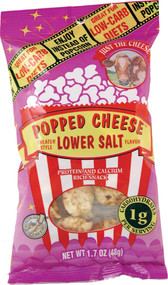 Just The Cheese, Popped Cheese Lower Salt,  Theater Style - 1.7 oz