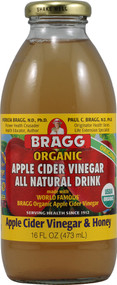 Bragg, Organic Apple Cider Vinegar Drink,  Honey - 16 fl oz