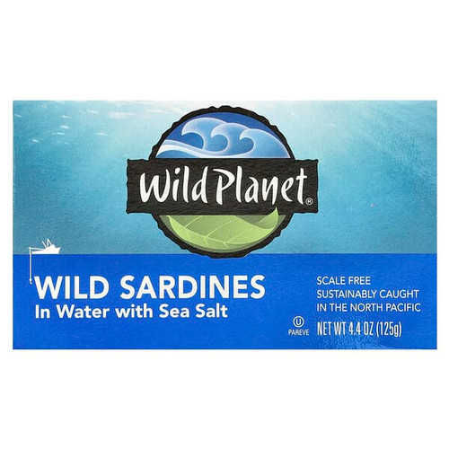 <img alt="3 PACK of Wild Planet, Wild Sardines In Water with Sea Salt, 4.4 oz (125 g)" title="3 PACK of Wild Planet, Wild Sardines In Water with Sea Salt, 4.4 oz (125 g),829696000831"