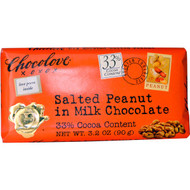 Chocolove, Salted Peanut in Milk Chocolate, 3.2 oz (90 g)