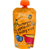 Ellas Kitchen, Bananas, Apricots + Baby Rice, Stage 2, 3.5 oz (99 g)