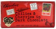 3 PACK of Chocolove, Chilies & Cherries in Dark Chocolate, 3.2 oz (90 g)