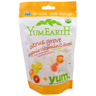 3 PACK OF YumEarth, Organic Vitamin C Drops, Citrus Grove, 3.3 oz (93.5 g)