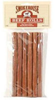 Smokehouse Beef Rolls Dog Treats 10 Inches - 6 Pack
