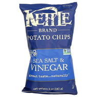 <img alt="Kettle Foods, Potato Chips, Sea Salt & Vinegar, 5 oz (141 g)" title="Kettle Foods, Potato Chips, Sea Salt & Vinegar, 5 oz (141 g),084114009968"