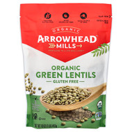 <img alt="Arrowhead Mills, Organic Green Lentils, Gluten Free, 16 oz (453 g)" title="Arrowhead Mills, Organic Green Lentils, Gluten Free, 16 oz (453 g),074333476245"