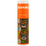 3 PACK of Eco Lips Organic Mongo Kiss Lip Balm Blood Orange -- 0.25 oz