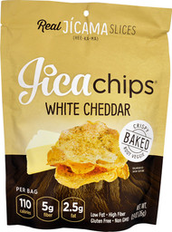 JicaChips Gluten Free Jica Chips  White Cheddar - 0.9 oz
