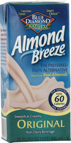 3 PACK of Blue Diamond Almond Breeze Almondmilk Original -- 32 fl oz