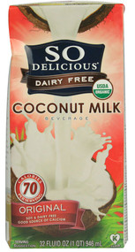 3 PACK of So Delicious Organic Coconut Milk Beverage Dairy Free Original -- 32 fl oz