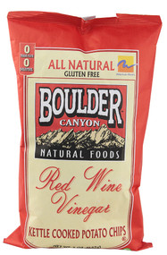Boulder Canyon, All Natural Gluten Free Kettle Chips,  Red Wine Vinegar - 5 oz