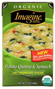 Imagine Foods, Organic Soup,  Potato Quinoa and Spinach - 17.3 oz