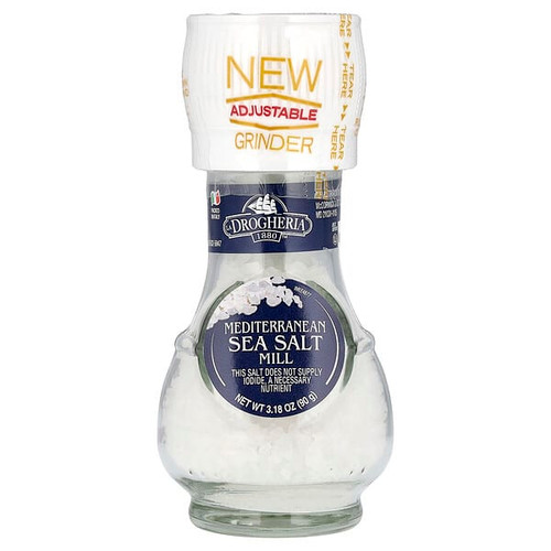 <img alt="Drogheria & Alimentari, Mediterranean Sea Salt Mill, 3.18 oz (90 g)" title="Drogheria & Alimentari, Mediterranean Sea Salt Mill, 3.18 oz (90 g),656385363003"